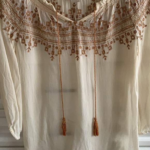 Lucky brand sheer bohemian blouse - Picture 5 of 5